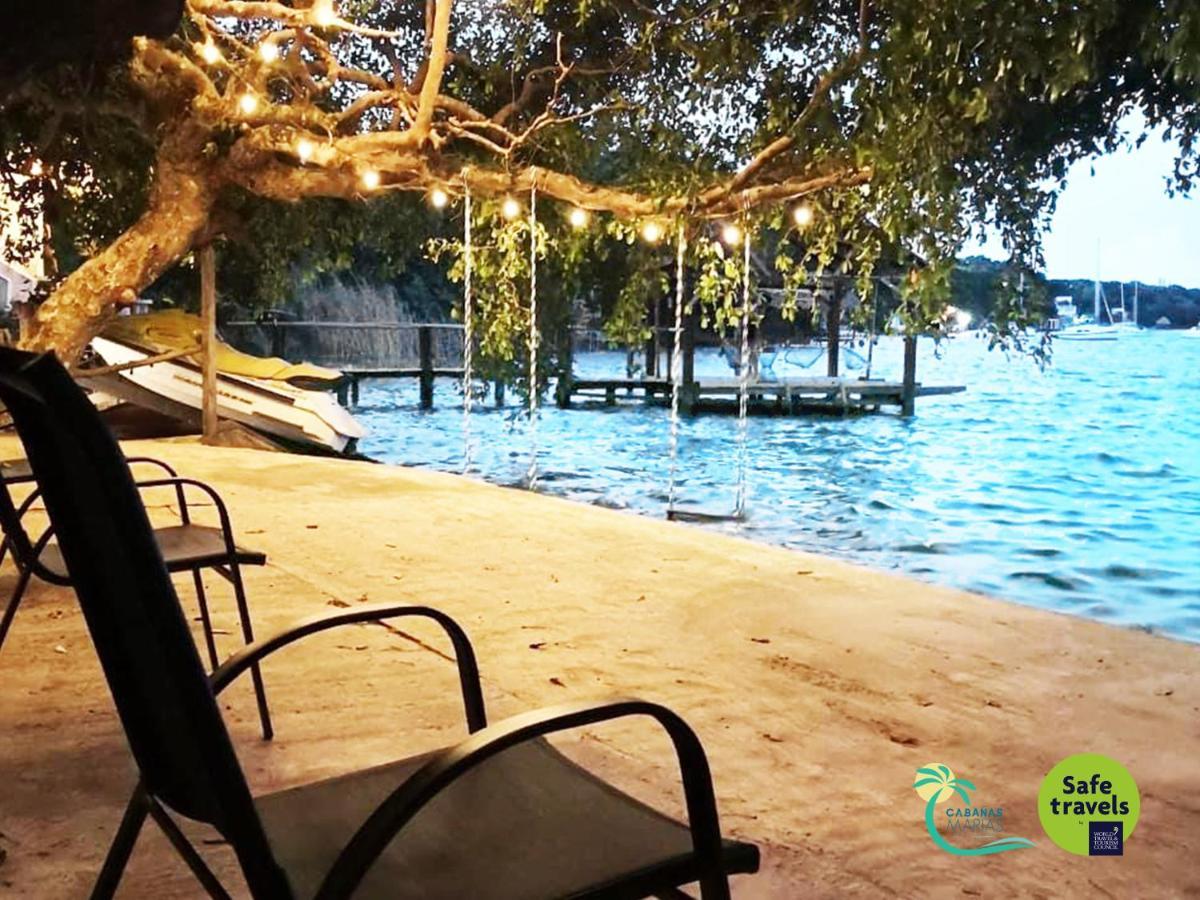 Cabanas Marias Lakefront Hotel Бакалар Екстериор снимка